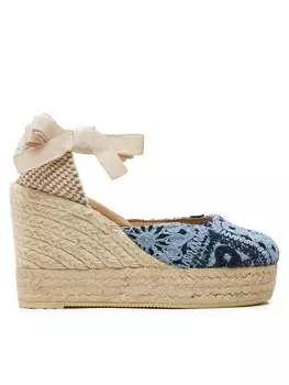 Эспадрильи Manebi Yucatan Wedge Espadrilles G 0.4, синий