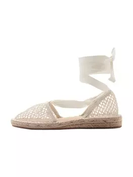 Эспадрильи MANGO Espadrilles Alberta, кремовый