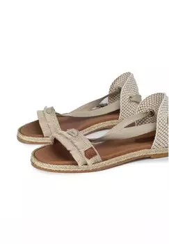 Эспадрильи Menorquina Capri Flecos POPA, бежевый
