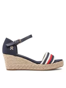 Эспадрильи Mid Wedge Corporate Tommy Hilfiger, темно-синий