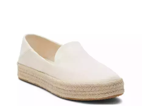 Эспадрильи на платформе Carolina - женские Toms, Off White