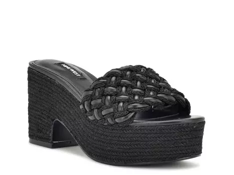 Эспадрильи на платформе Nine West Roxana, черный