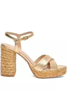 Эспадрильи на платформе Stuart Weitzman, золотой