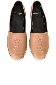 Эспадрильи на плоской подошве Saint Laurent, цвет Nude