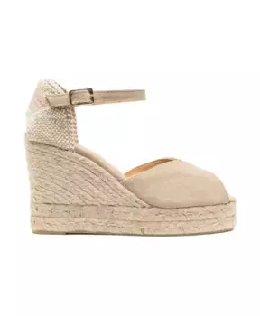 Эспадрильи на танкетке Castaer, бежевый