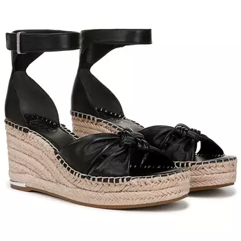 Эспадрильи на танкетке Clementine Franco Sarto, black leather