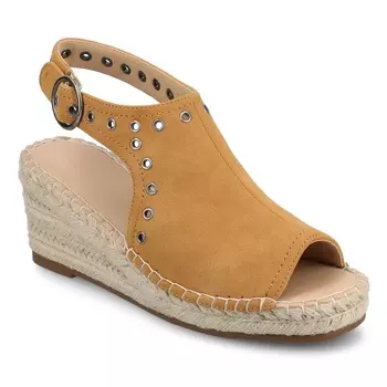 Эспадрильи на танкетке Crisie от Journee, cognac