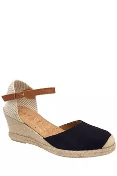 Эспадрильи на танкетке с ремешком на щиколотке Ravel, синий