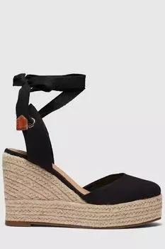 Эспадрильи на танкетке с закрытым носком WIDE FIT BUENOS AIRES Novo, черный