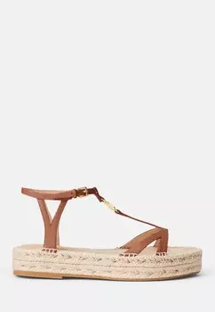 Эспадрильи PAYTON FLAT Lauren Ralph Lauren, цвет deep saddle tan