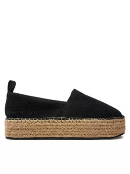 Эспадрильи Platform Espadrille Uc Calvin Klein, черный