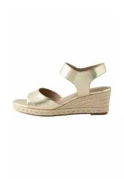 Эспадрильи Platform sandals Next, золотой