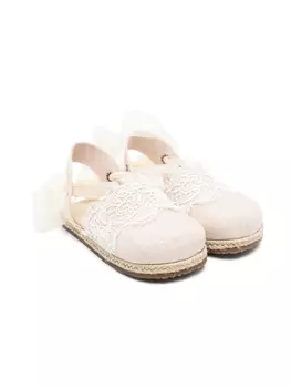 Эспадрильи с кружевом BabyWalker, нейтральный