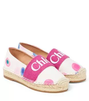 Эспадрильи с логотипом Chlo, белый