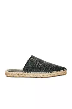 Эспадрильи с открытой спиной Bottega Veneta, цвет Inkwell