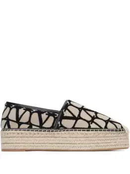 Эспадрильи с рисунком на платформе VALENTINO GARAVANI