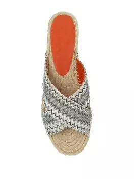 Эспадрильи с узором шеврон Missoni, белый