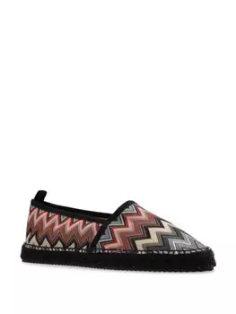 Эспадрильи с узором зигзаг Missoni, черный