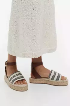 Эспадрильи с вышивкой H&M, синий