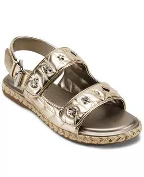 Эспадрильи с заклепками на щиколотке Charlay KARL LAGERFELD PARIS, золотой