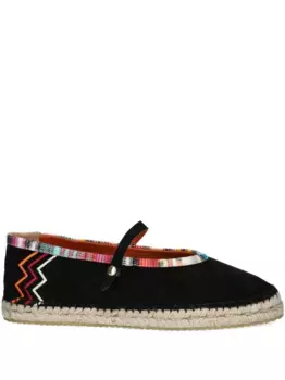 Эспадрильи с зигзагообразным принтом Missoni, черный