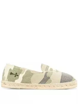 Эспадрильи-слипоны Manebi, зеленый