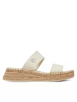 Эспадрильи Sporty Rope Mg Lth Webbing YW0YW01704 Calvin Klein Jeans, бежевый