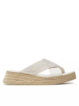 Эспадрильи Sporty Wedge Rope Sandal Mr Calvin Klein, белый