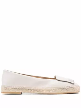 Эспадрильи Sr1 на плоской подошве Sergio Rossi, серый