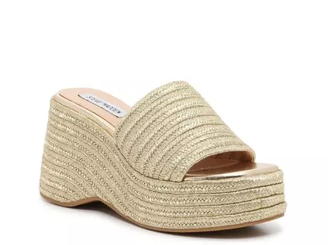 Эспадрильи Steve Madden Realize на платформе, золотой металлик