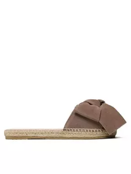 Эспадрильи Suede Sandals With Bow W 1.9 Manebi, коричневый