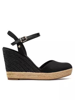 Эспадрильи Tommy Hilfiger Basic Closed Toe High Wedge FW0FW04786, черный