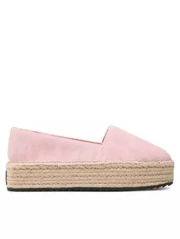 Эспадрильи Tommy Jeans Logomania Espadrille EN0EN02079, розовый