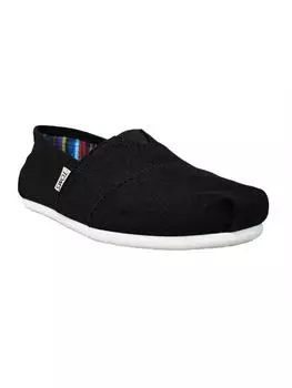 Эспадрильи TOMS, черный/белый