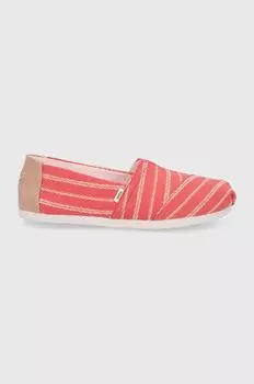 Эспадрильи Toms, красный