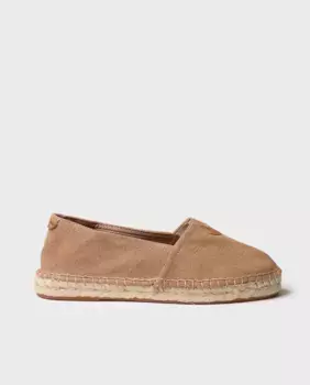 Эспадрильи унисекс на плоской подошве из однотонной ткани Toni Pons, коричневый