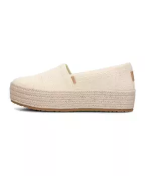 Эспадрильи Valencia в летнем образе Toms, бежевый