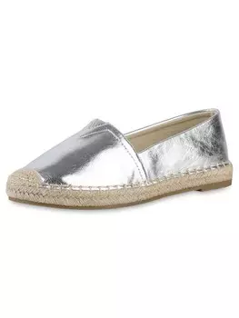Эспадрильи Van Hill Espadrilles Ava, серебряный