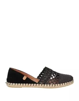 Эспадрильи Verbenas, черный