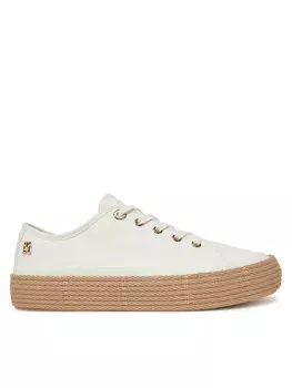 Эспадрильи Vulc Espadrille Sneaker FW0FW08404 Tommy Hilfiger, белый