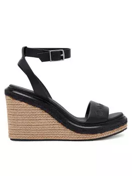 Эспадрильи Wedge Sandal 70 - He HW0HW02376 Calvin Klein, черный