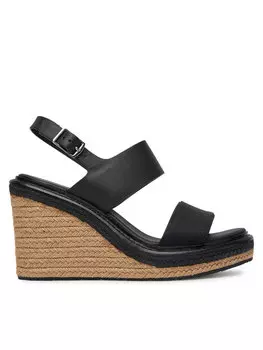 Эспадрильи Wedge Sandal 70 - Jacq Hw0Hw02386 Calvin Klein, черный
