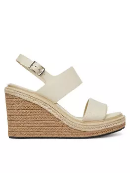 Эспадрильи Wedge Sandal 70 - Jacq HW0HW02386 Calvin Klein, белый