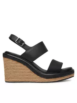 Эспадрильи Wedge Sandal 70 - Jacq HW0HW02386 Calvin Klein, черный