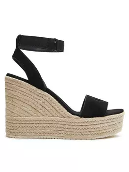 Эспадрильи Wedge Sandal Su Mg Btw Calvin Klein, черный