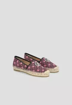 Эспадрильи WITH JACQUARD LOGO LIU JO, фуксия