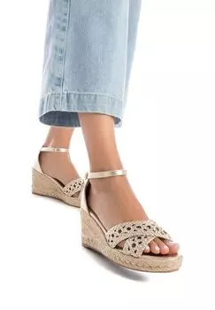 Эспадрильи XTI, золотой