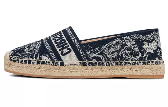 Эспадрильи женские Dior Granville, сине-белый
