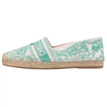 Эспадрильи женские DIORIVIERA цвета морской волны