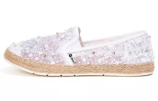 Эспадрильи женские Joy&Mario, светло-серый